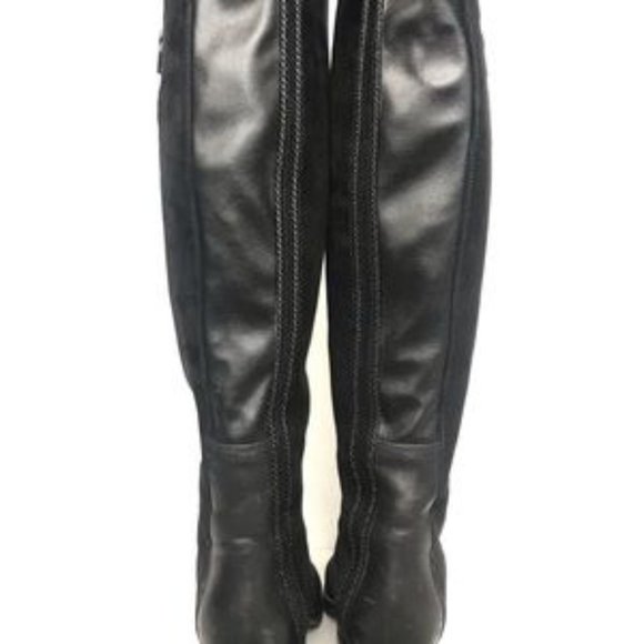 Veto Cuoio Black Heeled Zipper Boots - Picture 6 of 8